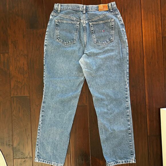 Women's Vintage 2002 Tommy Hilfiger Relaxed fit Blue Jeans sz 14 Retro classic - Picture 9 of 9